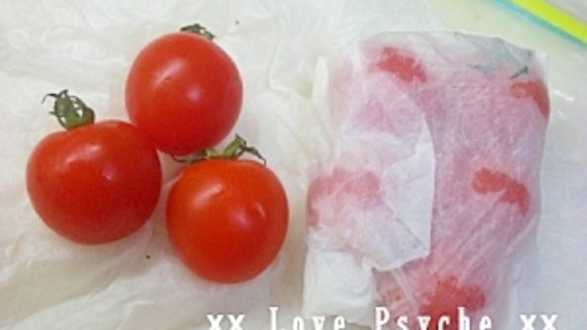 パツパツが長持ち ミニトマトの保存方法 レシピ 作り方 By Xxxぷしゅけxxx 楽天レシピ